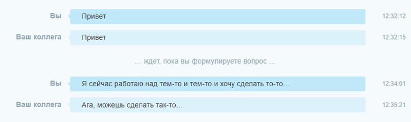 Не пишите «Привет» в чате