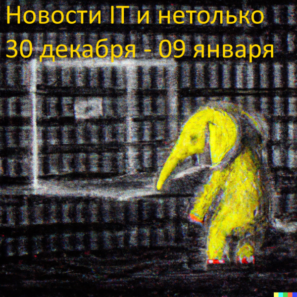 Новости IT 30 декабря — 9 января 2023