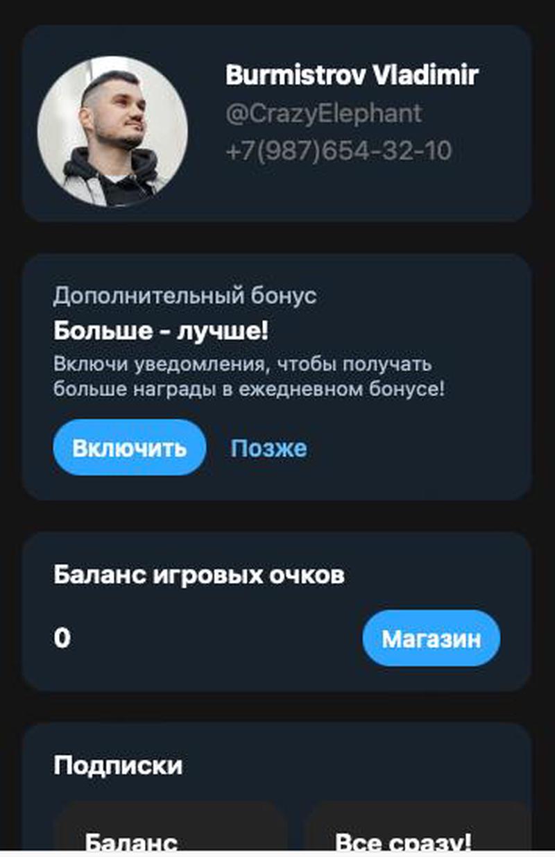 Решение на хакатон от МТС командой Владимира Бурмистрова