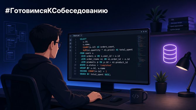 SQL на собеседовании — разбор по шагам