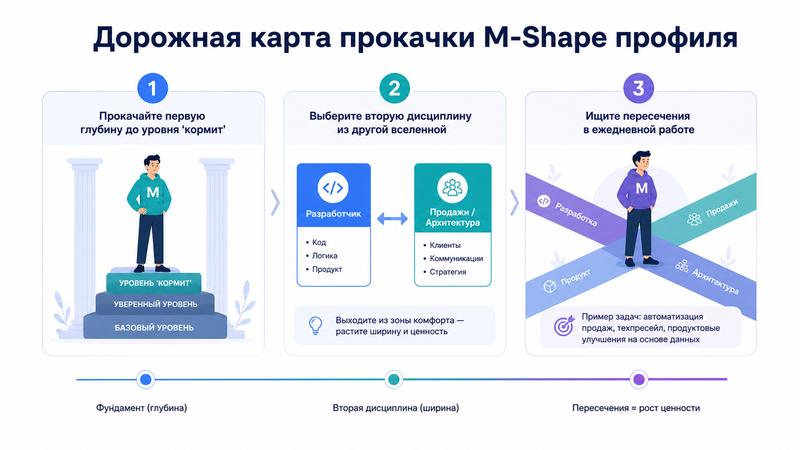 Дорожная карта прокачки M-Shape профиля